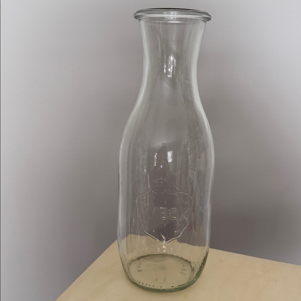 Weck 1 Liter Rundrand-Glas 60 Juice Jar Tall Glass Germany (No accessories incl)